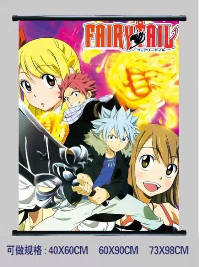 Fairy Tail anime wallscroll