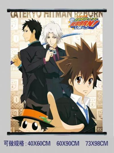 Hitman Reborn anime wallscroll