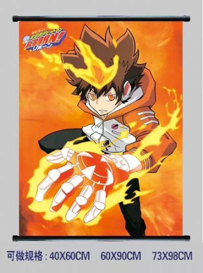 Hitman Reborn anime wallscroll