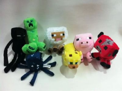 Minecraft plush doll