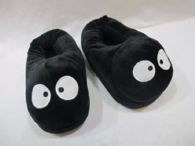 totoro anime plush slipper