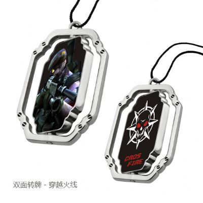 Cross Fire anime necklace