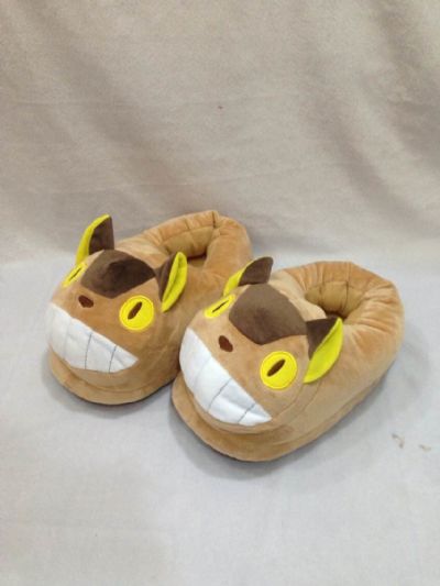 totoro anime plush slipper