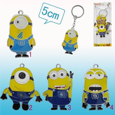 Despicable me anime keychain