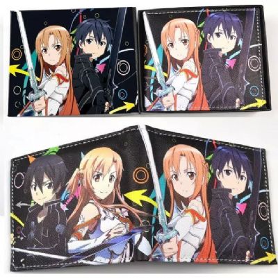 sword art online anime wallet