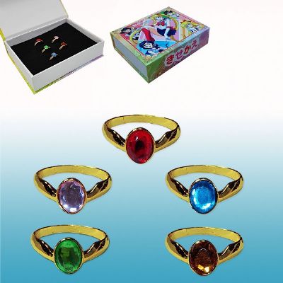 sailormoon anime ring set