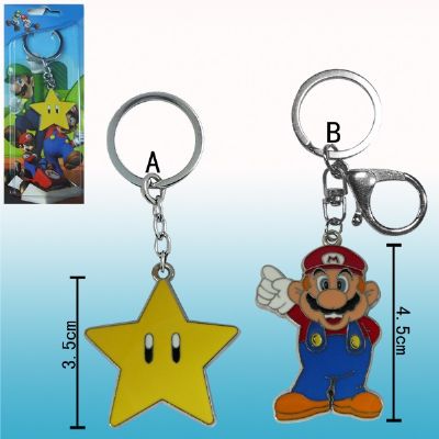 Super Man anime keychain