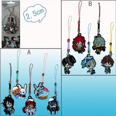 kuroshitsuji anime phonestrap