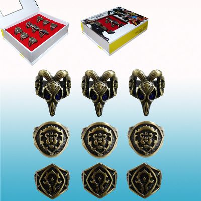 warcraft anime ring set