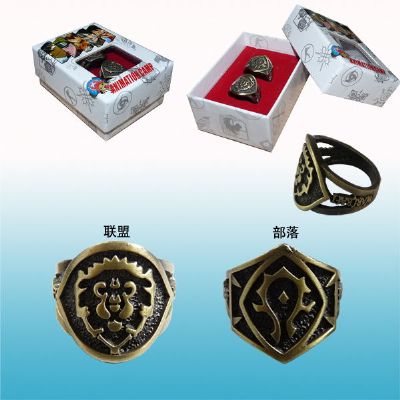 warcraft anime ring set