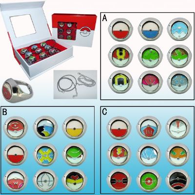 pokemon anime ring set