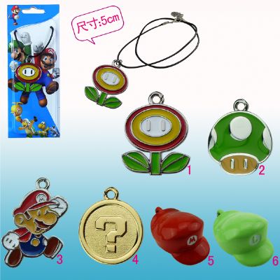 super mario anime necklace