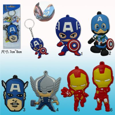 Avengers anime keychain