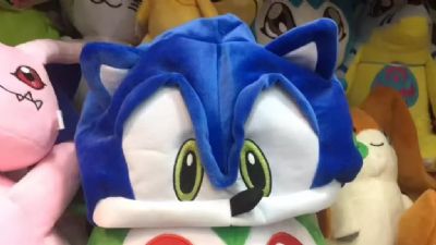 sonic anime plush cap