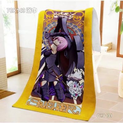 fate anime bath towel