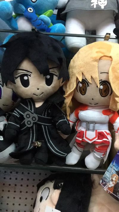 sword art online anime plush