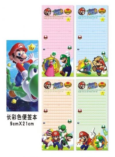 super mario anime notebook