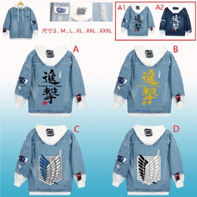 attack on titan anime fleece