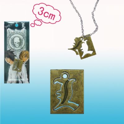death note anime necklace