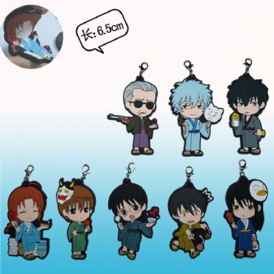 gintama kimono keychain set