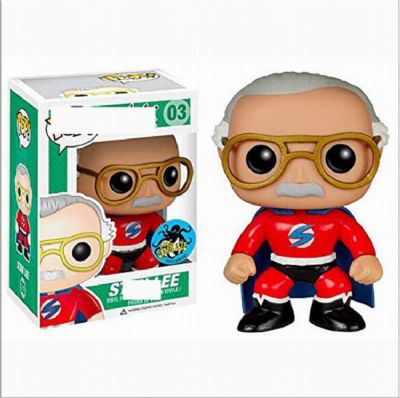 Funko pop 03 Red Stan Lee Boxed Figure