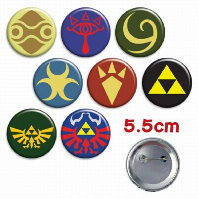 The Legend of Zelda Tinplate Badge Brooch 