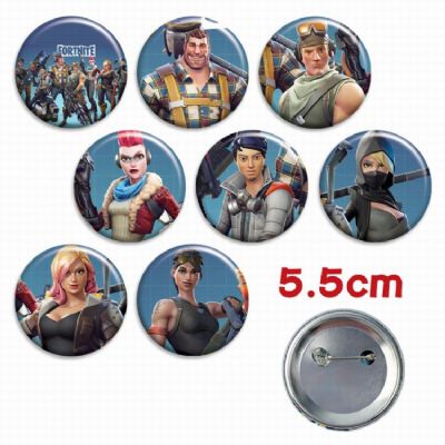 Fortnite a set of 8 Tinplate Badge Brooch