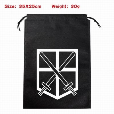 attack on titan anime pouch bag