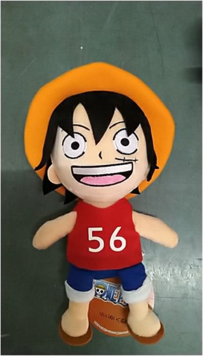 one piece luffy anime plush doll