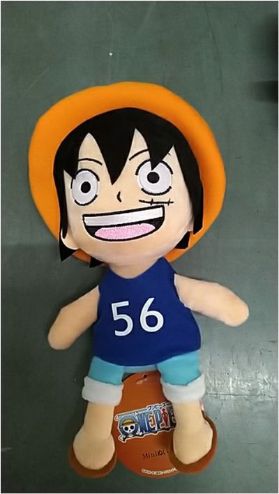 one piece luffy anime plush doll