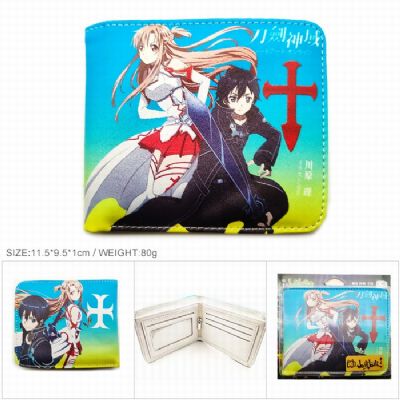 sword art online anime wallet