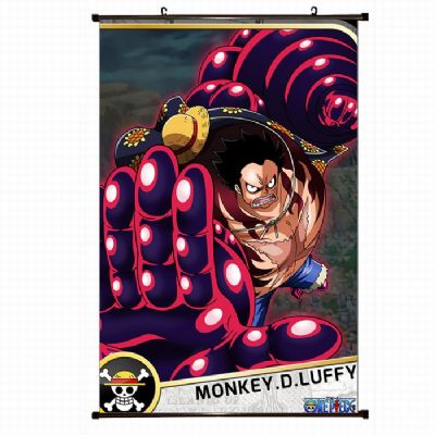 one piece anime wallscroll