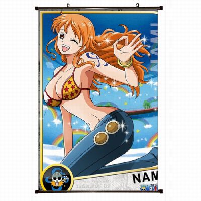 one piece anime wallscroll