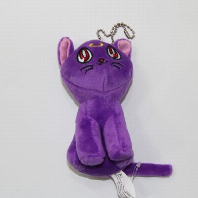 Sailormoon Luna Cat Plush Keychain pendant