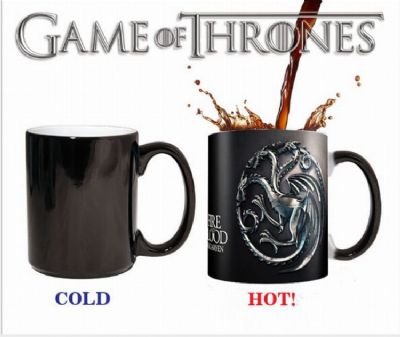 Game of Thrones Black Ceramics Discoloration Cup