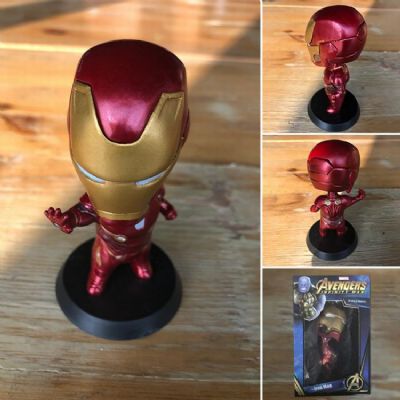 Genuine The Avengers Iron Man Shaking head doll Bo