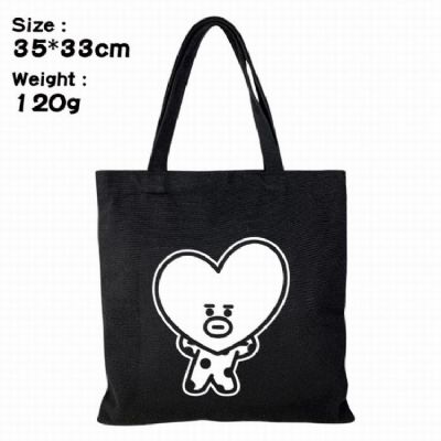BTS BT21 Canvas shopping bag shoulder bag 