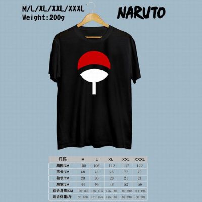 Naruto Printed round neck short-sleeved T-shirt