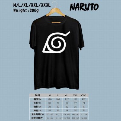 Naruto Printed round neck short-sleeved T-shirt