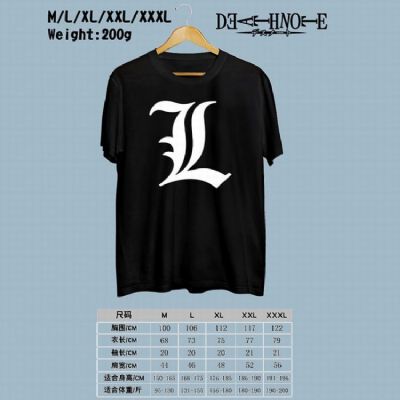 Death note Printed round neck short-sleeved T-shir