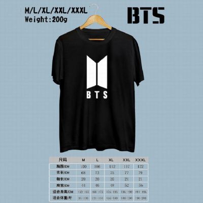 BTS Printed round neck short-sleeved T-shirt