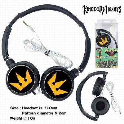 Kingdom hearts Headset Head-mounted Earphone Headp