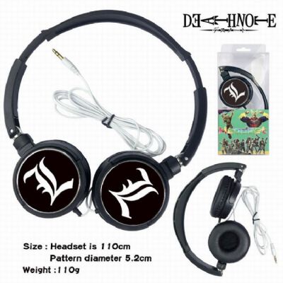 Death note Headset Head-mounted Earphone Headphone