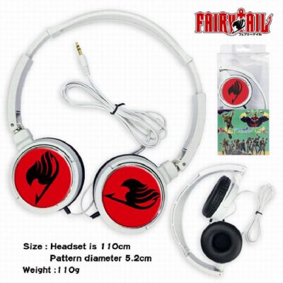 Fairy tail Headset Head-mounted Earphone Headphone