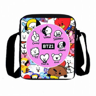 BTS BT21 Full Color High capacity Shoulder bag Sat