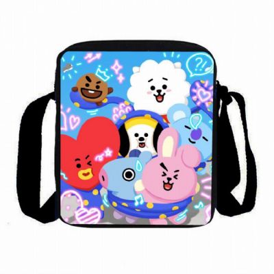 BTS BT21 Full Color High capacity Shoulder bag Sat