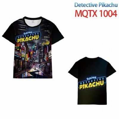 Detective Pikachu Full color printed short sleeve