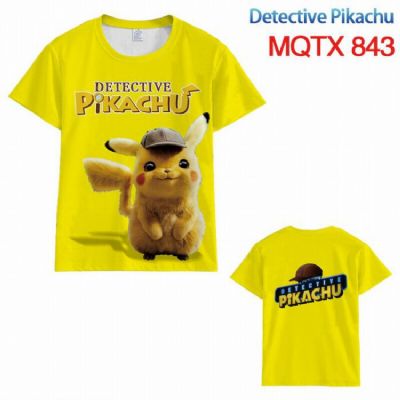 Detective Pikachu Full color printed short sleeve