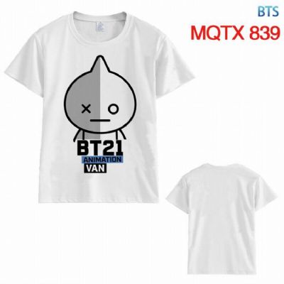 BTS BT21 Full color printed short sleeve t-shirt