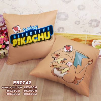 Detective Pikachu Square universal double-sided fu